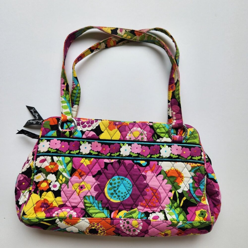 Vera Bradley Va Va Bloom Floral Quilted Shoulder Bag Retro Summer Pretty Cute - Picture 3 of 16